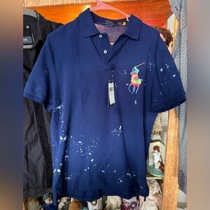 Polo Ralph Lauren Classic Fit Big Pony Mesh Polo Shirt